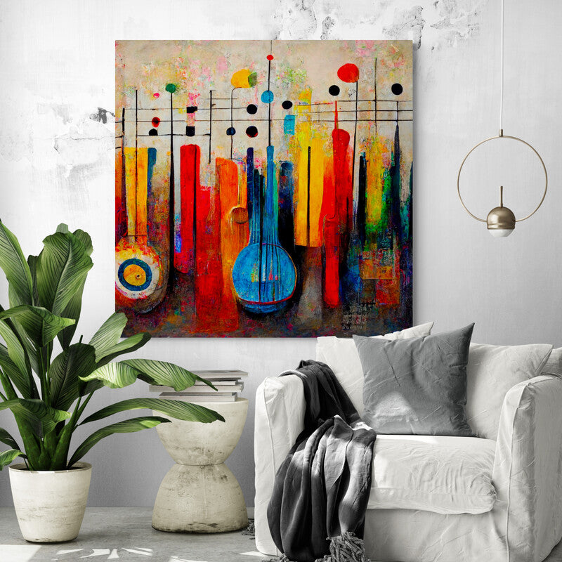 Tableau blanc pour partitions musique 100x180 cm