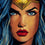 illustration portrait wonder woman Bd DC comics