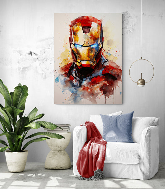 Tableau déco Iron Man comics Marvel - Tableau Deco